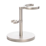 M HLE ROCCA Matte Stainless Steel Shaving Stand for Razor and Brush | Organize your ROCCA razor and shaving brush in a matte stainless steel stand; 234 g holder, shaving tools not included.