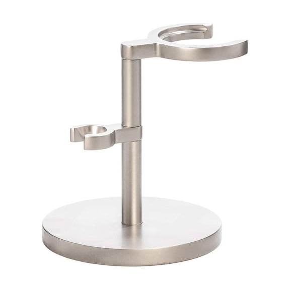 M HLE ROCCA Stand for Razors & Shaving Brushes , Shave Accessory , Matt Stainless Steel