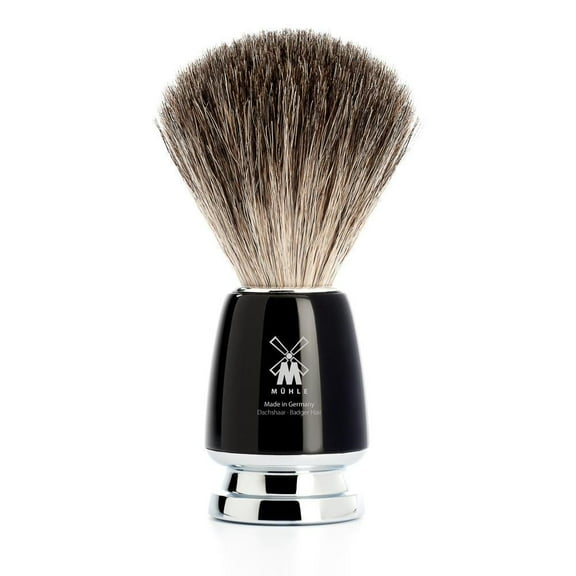 MÜHLE RYTMO Shaving Brush, Pure Badger, Black
