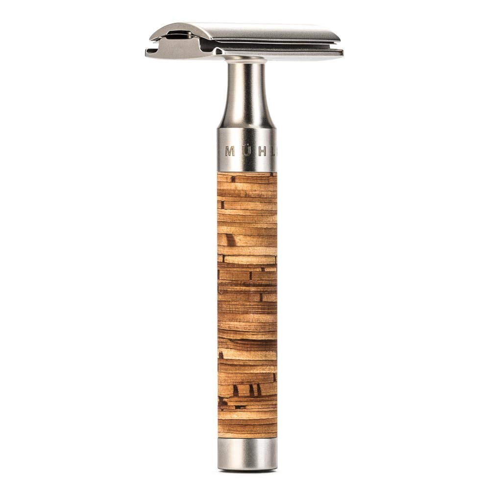 MÜHLE Rocca Stainless Steel Birch Bark Safety Razor