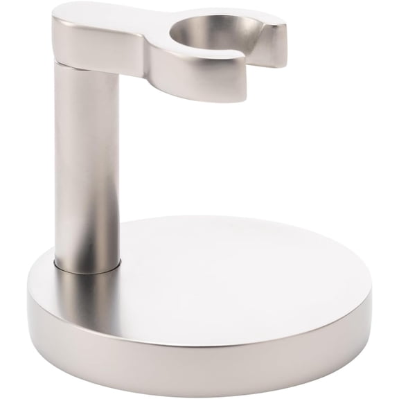 MHLE Single Holder for Classic Safety Razors - for Rocca and Companion Razors - Matt Chrome Shaving Stand