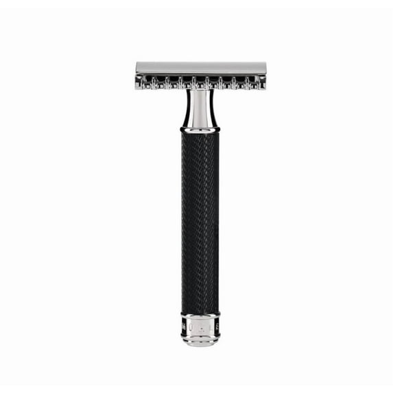 MÜHLE TRADITIONAL Black/Chrome Safety Razor (Open Comb)
