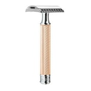 M HLE TRADITIONAL R41 Double Edge Safety Razor Open Comb For Men - Perfect for Every Day Use, Barbershop Quality Close Smooth Shave