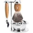 thumbnail image 1 of MÜHLE VIVO Olive Wood 4-Piece Pure Badger 5-Blade Razor Shaving Set, 1 of 6