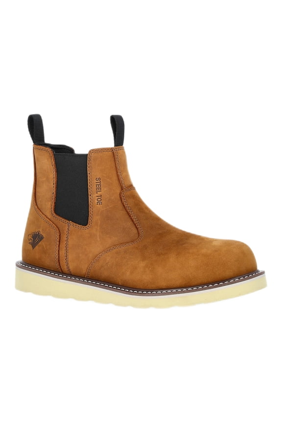 Men's Steelhaven Pull-On Chelsea Steel Toe Work Boots, 6 in