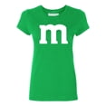 thumbnail image 1 of M Halloween Team Costume Funny Party Women's T-shirt, L, Green, 1 of 2