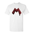 thumbnail image 1 of M Is For Mario Video Game Salih Gonenli Artworks Funny DT Adult T-Shirt Tee, 1 of 2