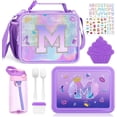 thumbnail image 1 of JYPS Lunch Box, Insulated Lunch Bag, Bento Box (Purple M), 1 of 6
