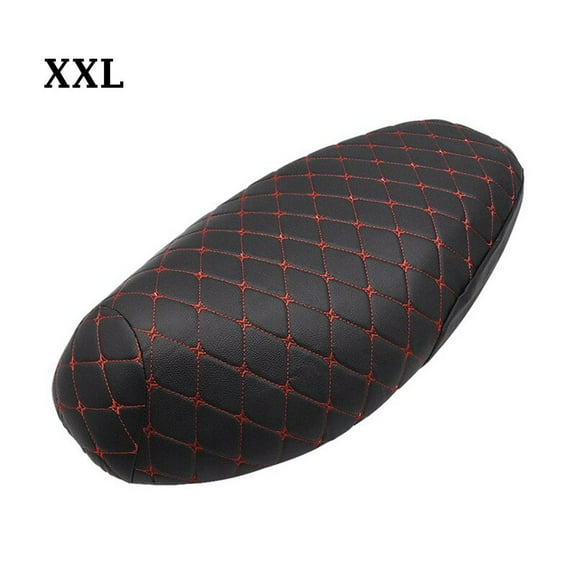 M/L/XL/XXL Motorcycle Seat Cover Cushion 3D Leather Scooter Seats Universal Sun Protection Insulation Moto Seat Cushion Cover