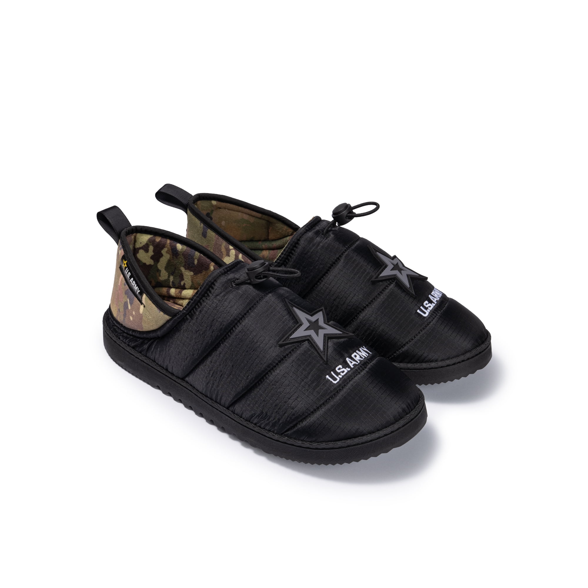Mens US Army Bungee Slipper