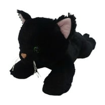 Medium Lying Cat Plush, Black, 7.5", Valentine's Day by Way To Celebrate
