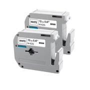 M-Label Tape Replace for Brother P Touch M Tape 12mm 0.47 Inch for Brother PTouch PT-M95 PT-65 PT-80 PT-70 PT-45 PT-90 L