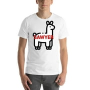 M Llama Sawyer Short Sleeve Cotton T-Shirt By Undefined Gifts