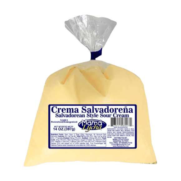 M. Lycha Crema Salvadoreña (bolsa) 12/14 oz.
