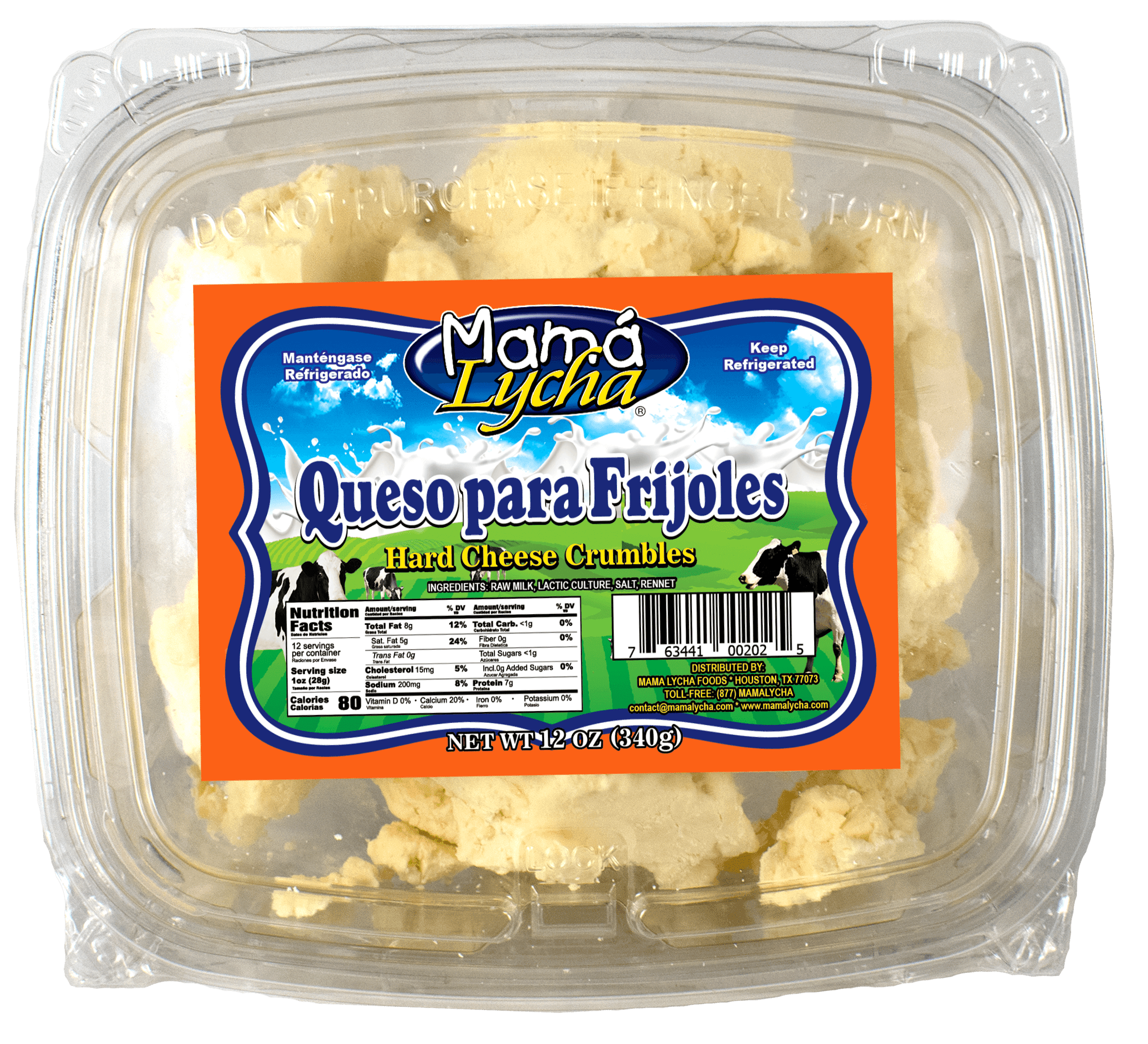M. Lycha Queso para Frijoles 12/12 oz.