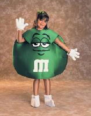 M&M Candy Child Costume Green - Walmart.com