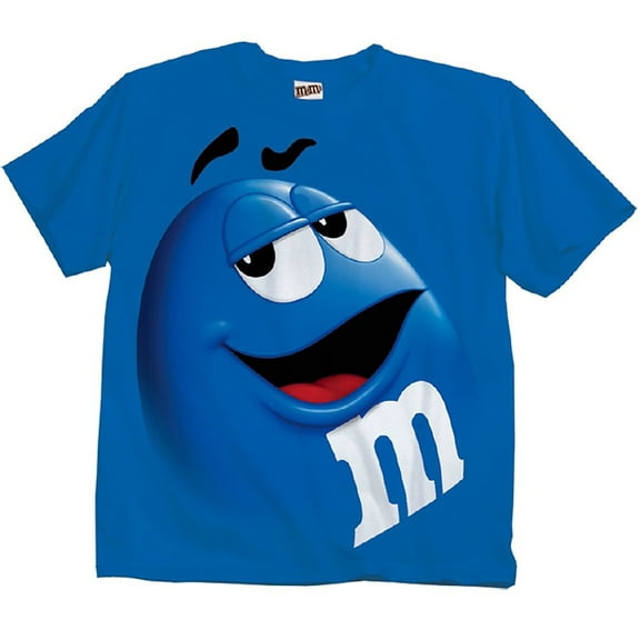 M&M Candy Silly Character Face Adult T-Shirt