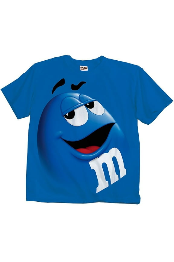 M&M Candy Silly Character Face Adult T-Shirt