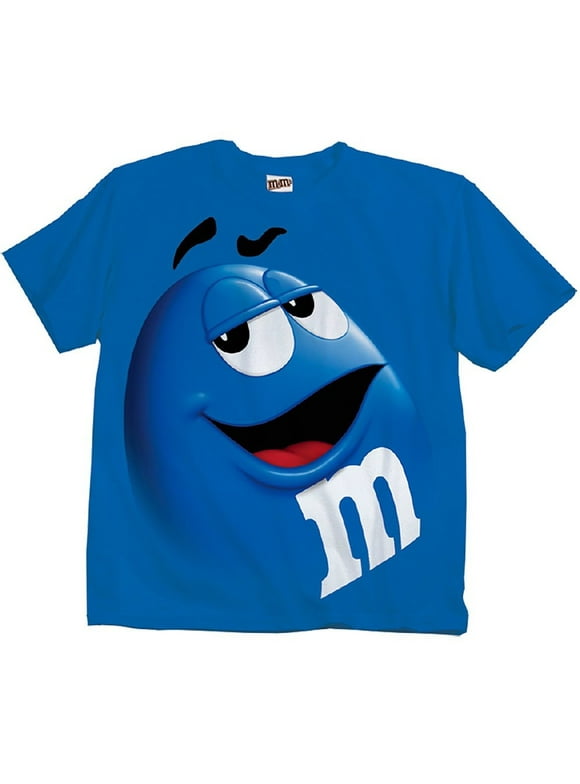 M&M Candy Silly Character Face Adult T-Shirt