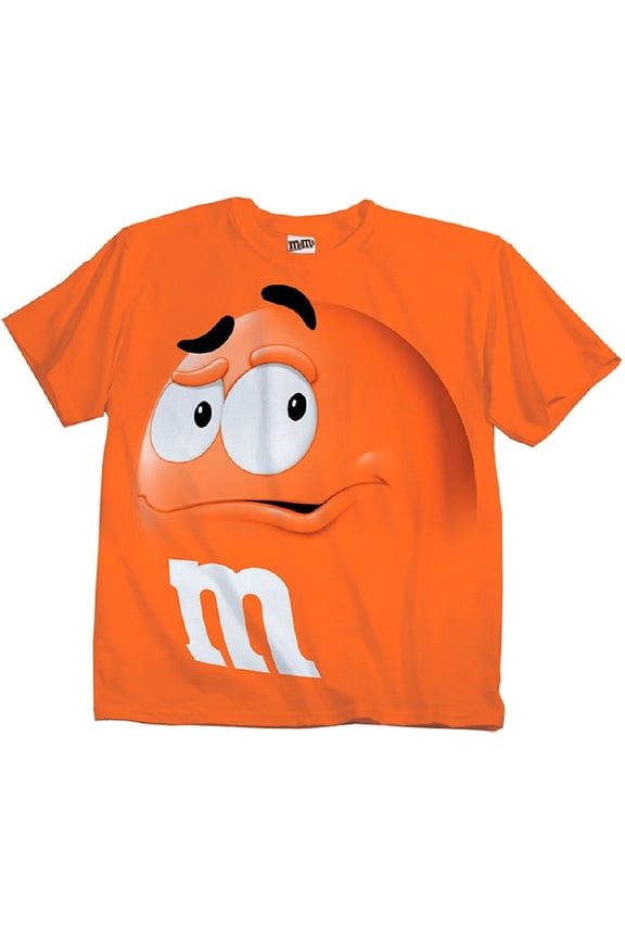 M&M Candy Silly Character Face Adult T-Shirt