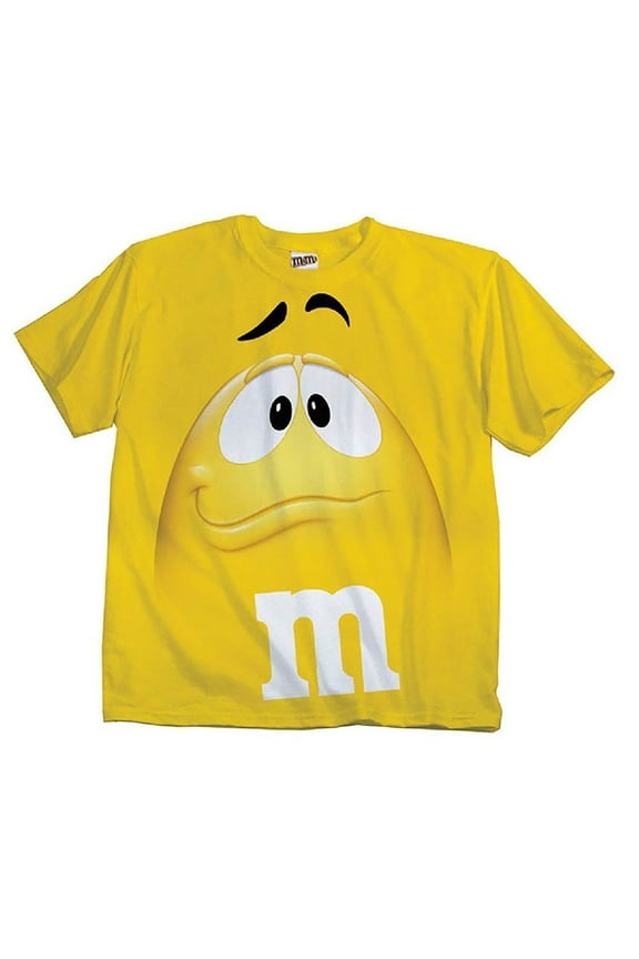 M&M Candy Silly Character Face Adult T-Shirt