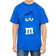 thumbnail image 1 of M&M Candy Silly Character Face Adult T-Shirt, 1 of 2