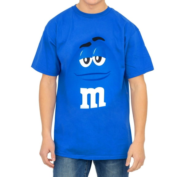 M&M Candy Silly Character Face Adult T-Shirt