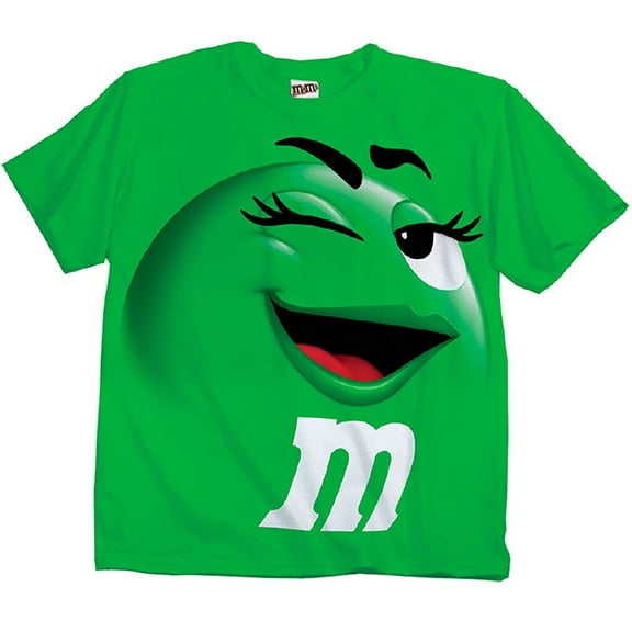 M&M Candy Silly Character Face Adult T-Shirt