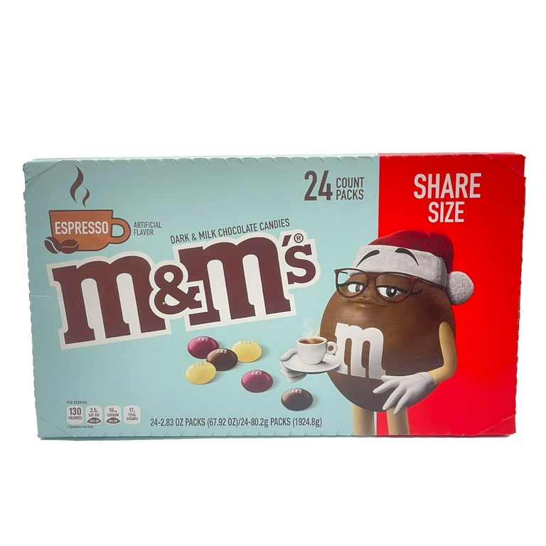 M&M Dark Chocolate Espresso Share Size 2.83 oz. - Walmart.com