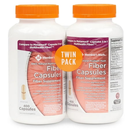 M.M Fiber Capsules (400 ct., 2 pk.)