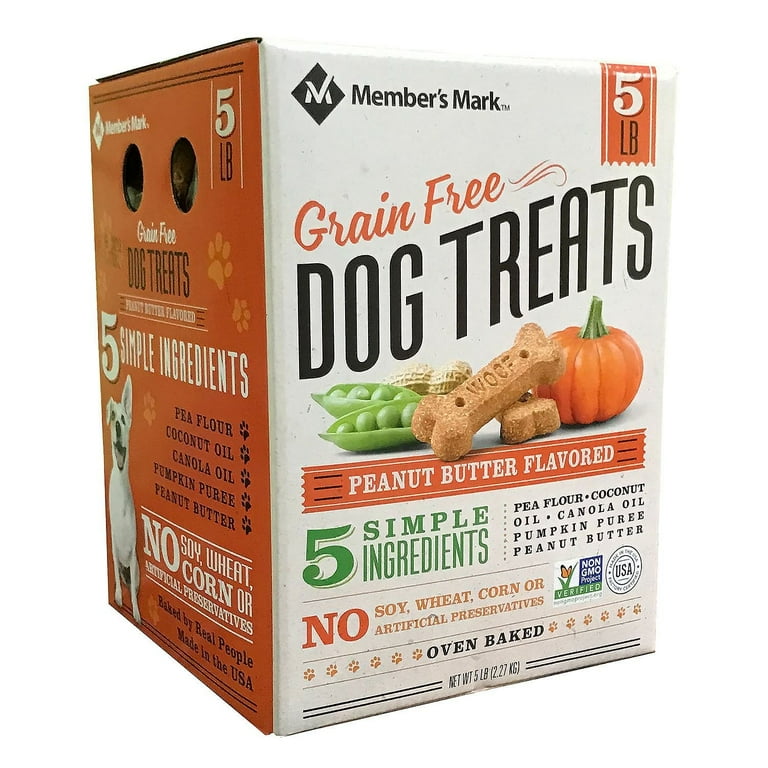 Grain free peanut butter dog treats sale