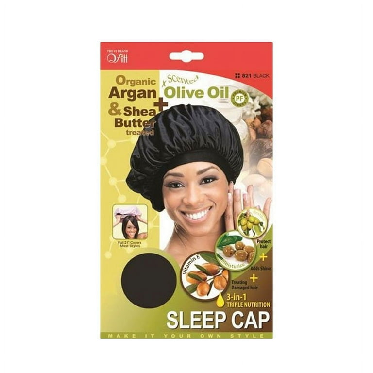 Argan & Shea Butter + Olive Oil Sleep Cap Argan & Shea Butter + Olive Oil Sleep Cap