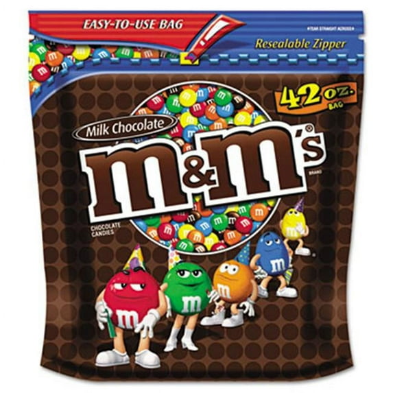 M&M Industries 32438 42 oz. Milk Chocolate With Candy Coating