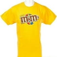 thumbnail image 1 of M&M M&M's Candy Silly Character Face Adult Men T-Shirt (Peanut Yellow Size 3XL XXXL), 1 of 2