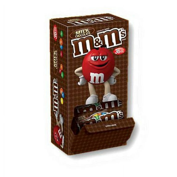 M&M Milk Chocolate (1.69 oz., 36 ct.) (pack of 2)