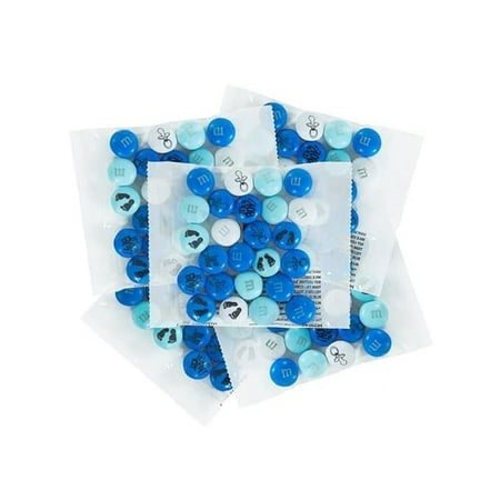 M&M'S Baby Boy Milk Chocolate Candy, Party Favor Packs, Set of 20