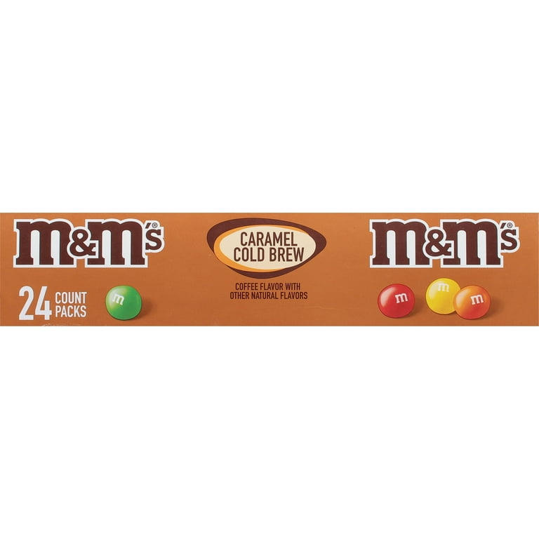 M&M'S CARAMEL COLD BREW SINGLES 1.41 OUNCES PER BAG 24 PER CARTON (TOTAL 33.84 M&M'S CARAMEL COLD BREW SINGLES 1.41 OUNCES PER BAG 24 PER CARTON (TOTAL 33.84