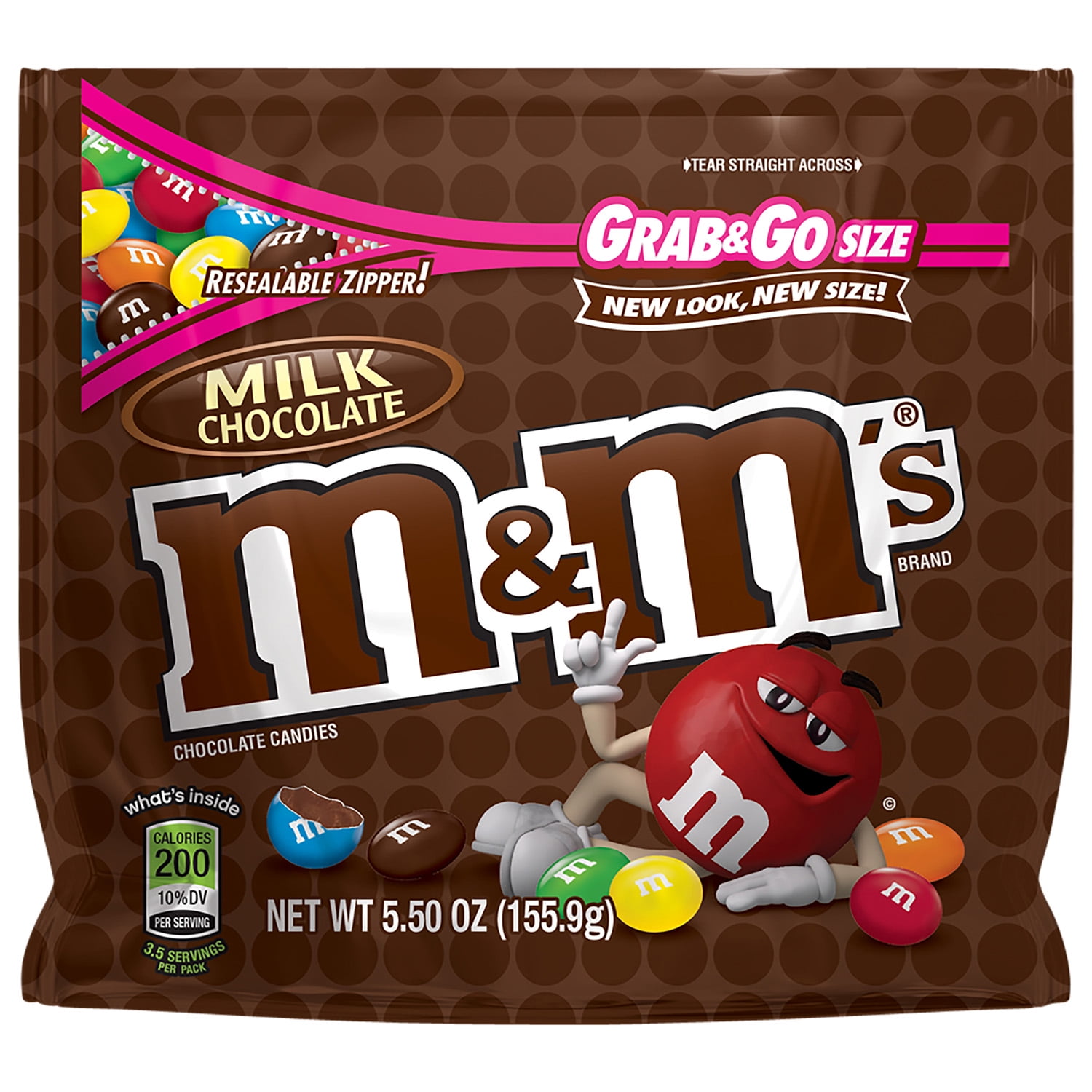  M&M'S Peanut Butter Milk Chocolate Christmas Candy, Party  Size, 34 oz Resealable Bulk Candy Bag : Everything Else