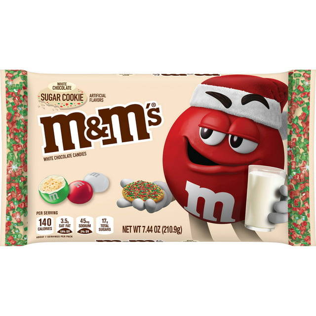 M&M'S Christmas White Chocolate Sugar Cookie Candy