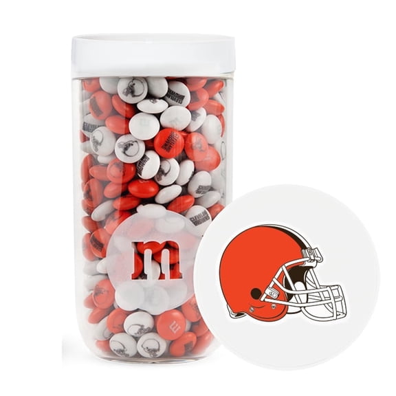 M&M'S Cleveland Browns NFL Chocolate Candy Gift Jar, 12.7oz