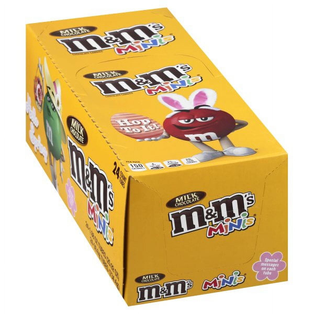 M&M'S MINIS Milk Chocolate Candy, 1.08-Ounce Tubes (Pack of 24) $15.67 +  Free Shipping
