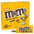 thumbnail image 1 of M&M'S Full Size Peanut Milk Chocolate Candy Bulk Pack, 1.74 oz, 48 ct Box, 1 of 5