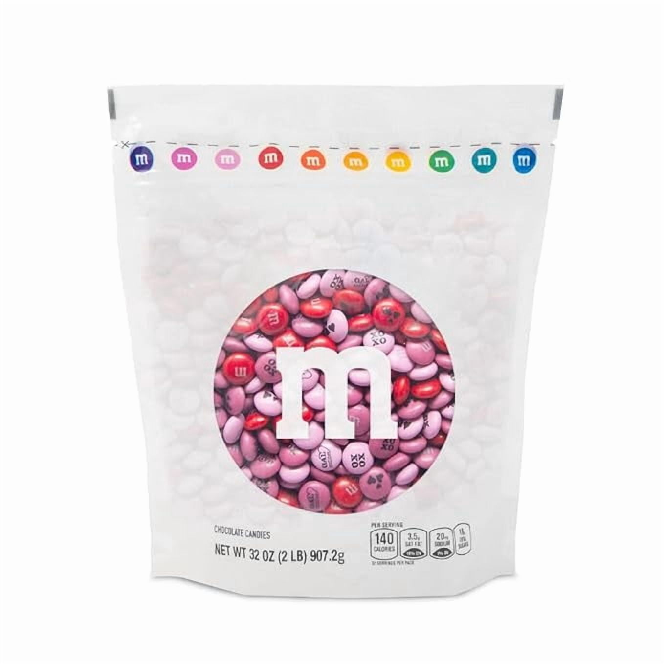 M&M’S Galentine’s Day Chocolate Candy, 2lb Resealable Bulk Bag