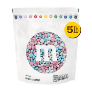 M&MS Gender Reveal Milk Chocolate Candy, Baby Shower or Reveal Party Candy, 5lb Resealable Bulk Bag