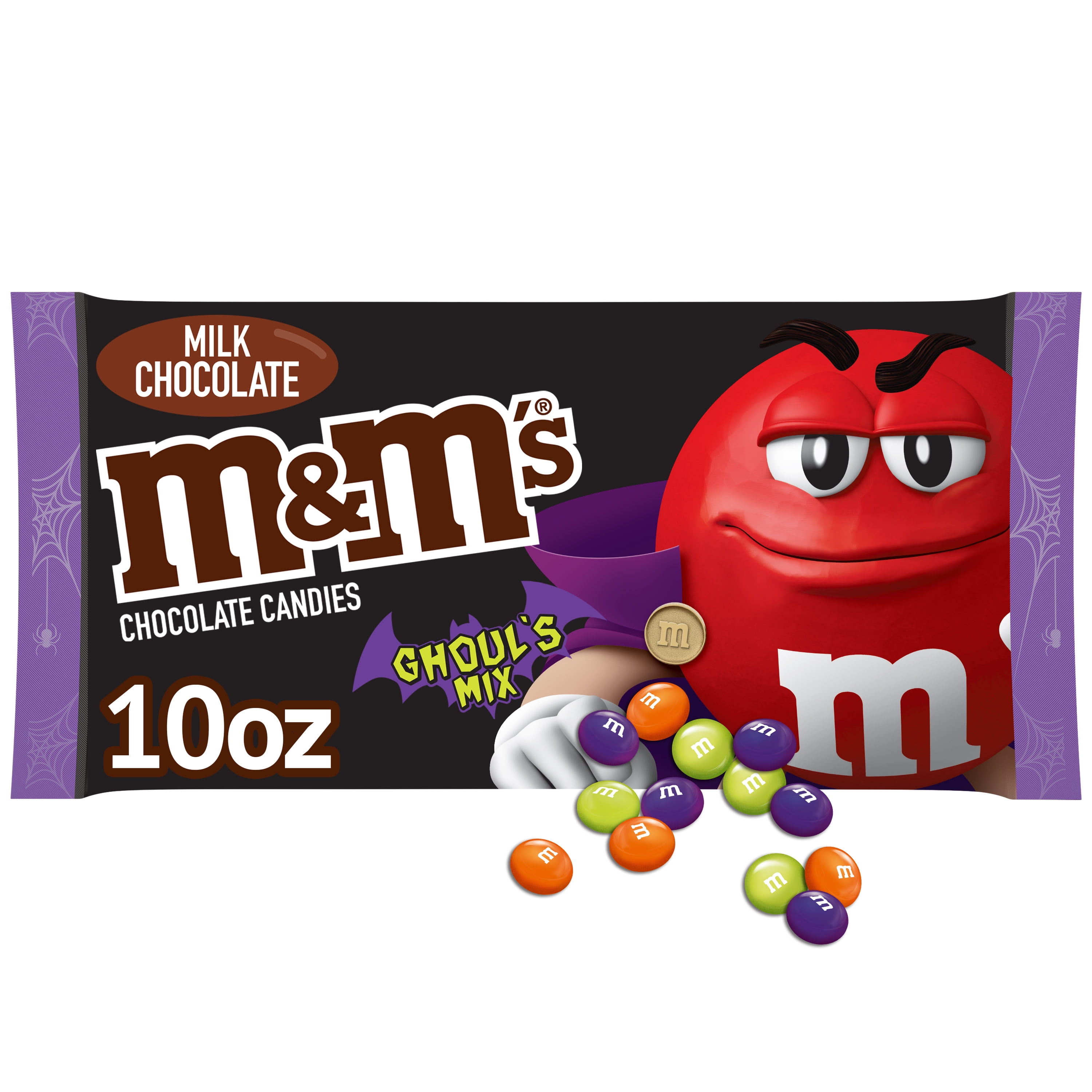 M&M's Chocolate Halloween Candy Fun Size Assorted Variety Mix Bag, 5.3 lbs 150 Pieces