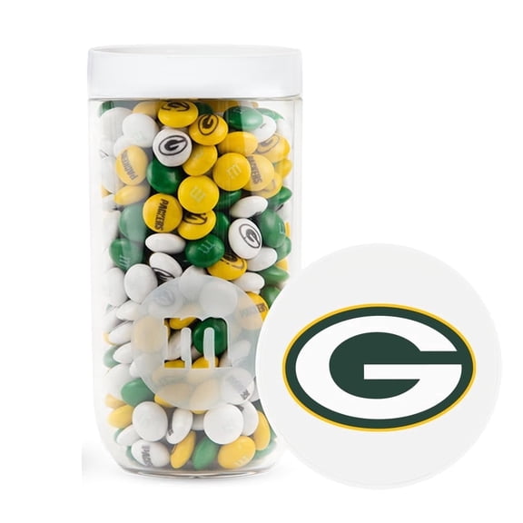 M&M'S Green Bay Packers NFL Chocolate Candy Gift Jar, 12.7oz