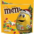 thumbnail image 1 of M&M'S Holiday Peanut Milk Chocolate Christmas Candy, Party Size, 38 oz Resealable Bag, 1 of 3