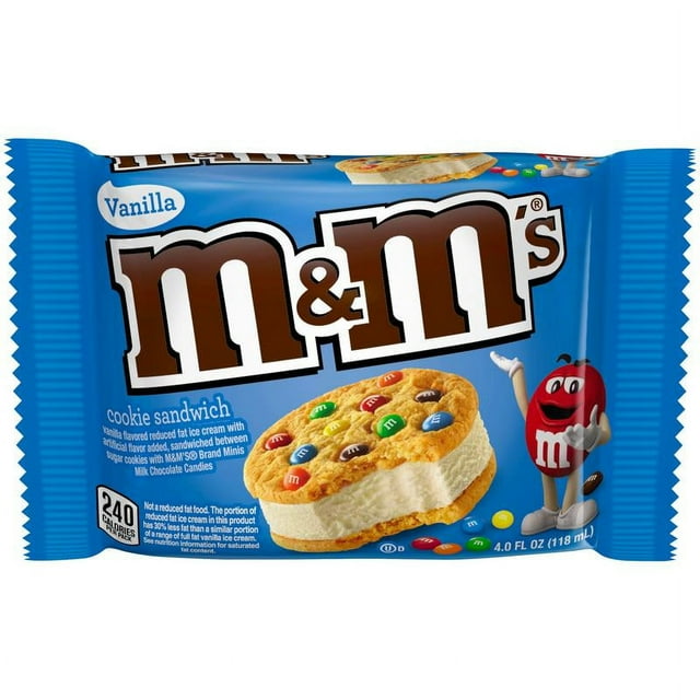 M&M'S® Ice Cream Cookie Sandwich Single (48 Count)