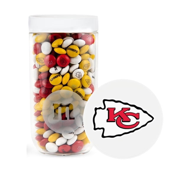 M&M'S Kansas City Chiefs NFL Chocolate Candy Gift Jar, 12.7oz