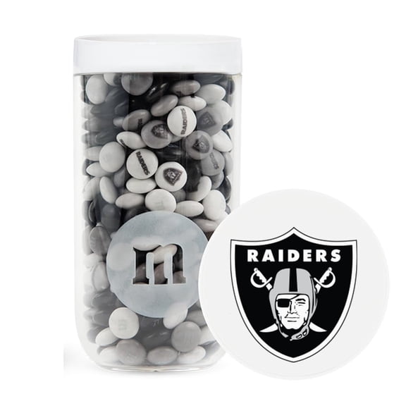 M&M'S Las Vegas Raiders NFL Chocolate Candy Gift Jar, 12.7oz